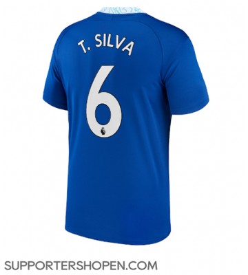 Chelsea Thiago Silva #6 Hemma Matchtröja 2022-23 Kortärmad